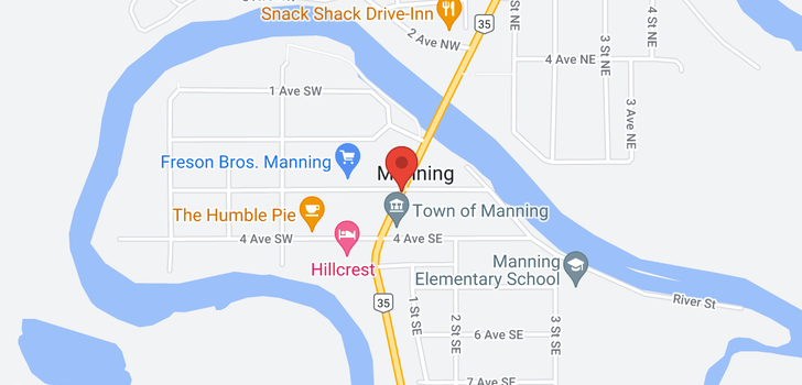 map of MacKenzie 35 Highway